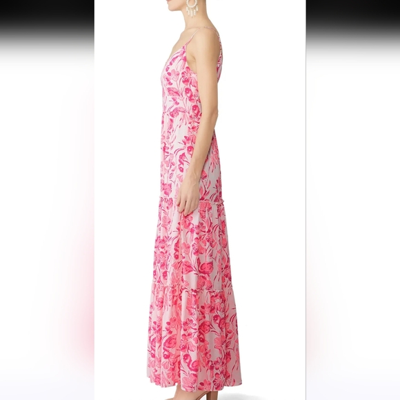 EUC Lilly Pulitzer Melody Maxi Dress  PINK Size 4 - Picture 3 of 15